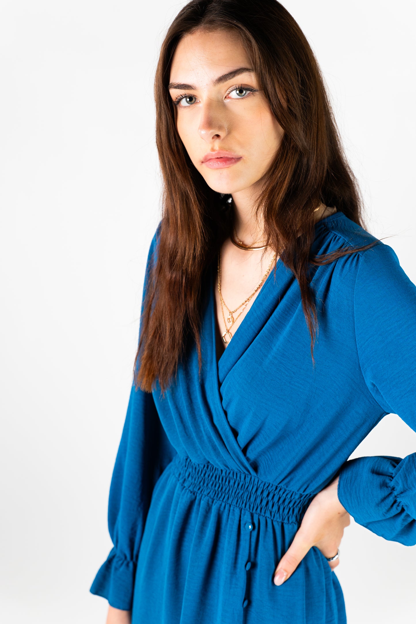 Blue Short Dress